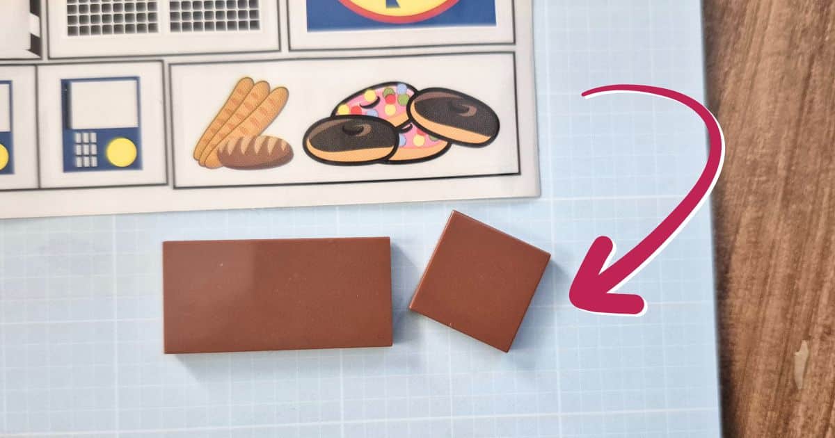 Aufkleber geht über zwei Steine